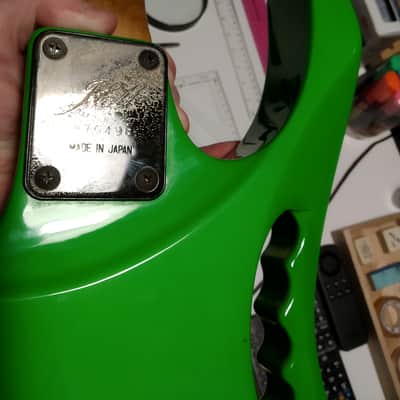 Ibanez JEM777-LG Steve Vai Signature with Edge Tremolo 1987 - Loch Ness Green image 25