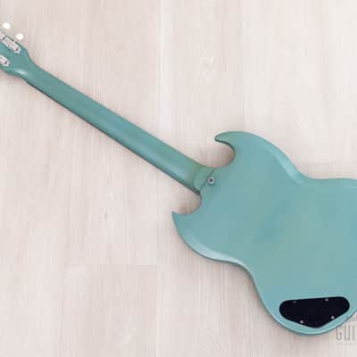 1963 Gibson Les Paul SG Junior Vintage Guitar Pelham Blue w/ Case image 12