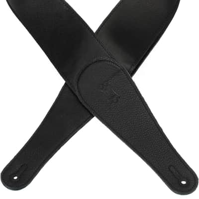 Levy's M7GG3 Garment Leather Guitar Strap - Black image 1