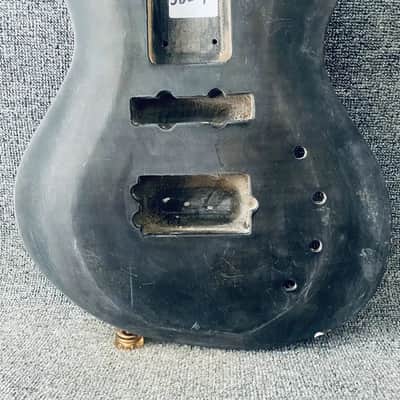 Black Basswood Solid Bass DIY Project Body image 7