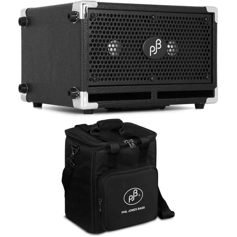 Phil Jones Bass BG-120 Bass Cub Pro 2 x 5-inch 120-watt Bass Combo Amplifier with Carry Bag - Black image 1
