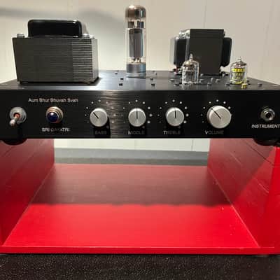 Aum Aocustics OEM Guitar Amp Guitar (EF86, 12AX7, EL34 or genre tubes, Muallard GZ34 rectifier) 2026 - Black Anodized CNC 1/8" Chassis image 5