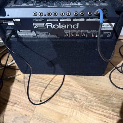 Roland KC-400 keyboard amplifier. 150 watts with 12” speaker, horn tweeter, 4-channel mixer, XLR mic 2018 - Black image 4