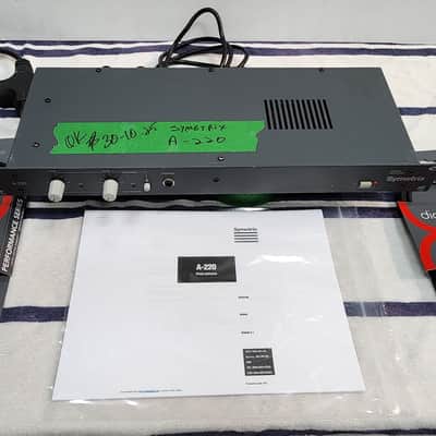 Symetrix Vintage Studio monitor amplifier, Model A-220, Made in USA image 1