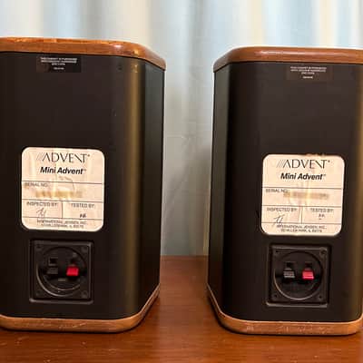 Vintage 80s Advent Mini Advent Speakers with fresh foam surrounds - Made In USA image 2