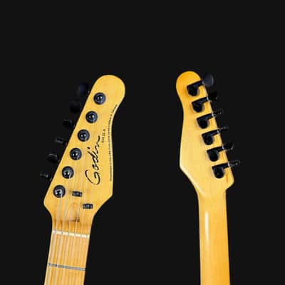 Godin Exit 22-S MN Electric Guitar in Natural image 5