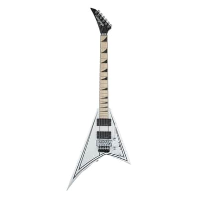 Used Jackson X Series Rhoads RRX24 - Snow White w/Black Pinstripes image 2