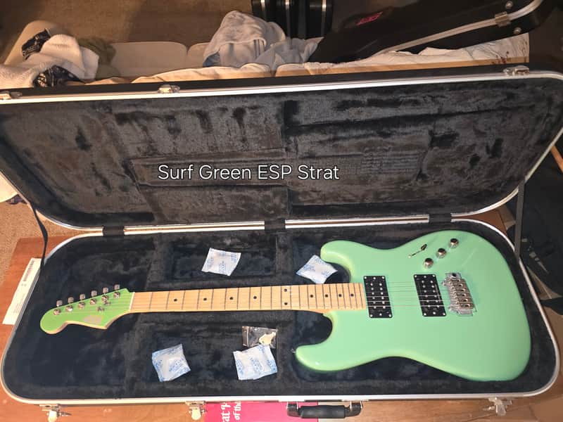 ESP Strat MIJ Domestic Market 2000s - Sea Foam Green image 1