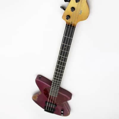 DWG Custom 34" Proto 4-String Bass Guitar Relic Roasted Pine image 19
