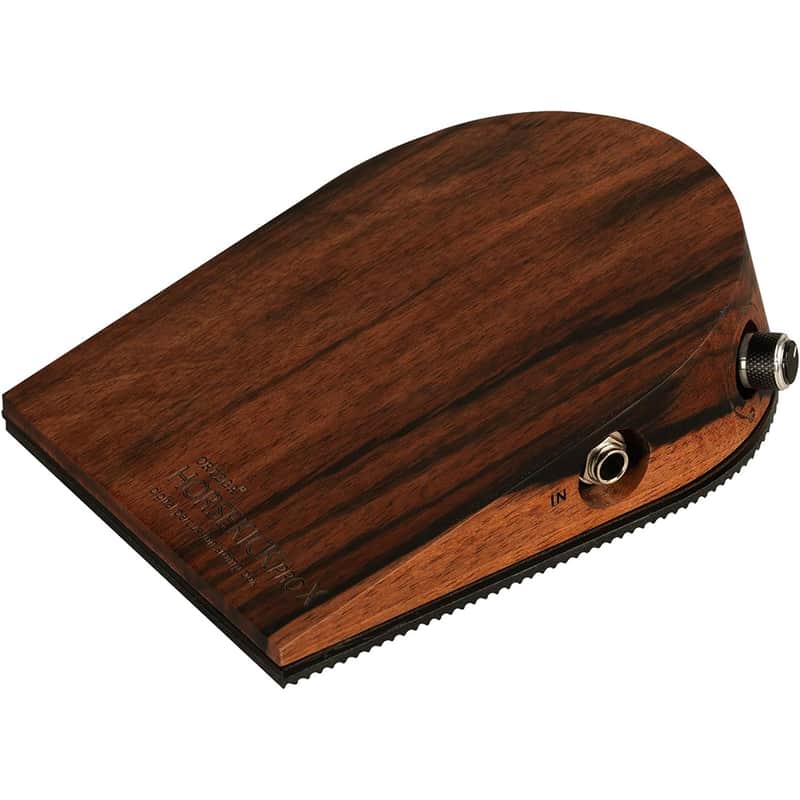 Ortega Digital Singer-Songwriter Percussion Stomp Box with 5 Samples, AAA Striped Ebony (HKPROX-SE) image 1