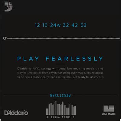 NYXL1252W 12/52 Jazz Light Wound Third D'Addario image 2
