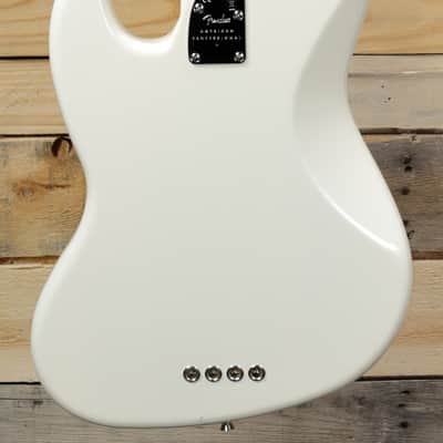 Fender  American Professional II Jazz Bass Fretless Olympic White w/ Case image 5