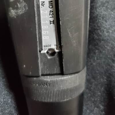 Sennheiser MD 421 II Cardioid Dynamic Microphone 2002 - Present - Black image 7