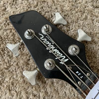 Washburn 4 String Electric Bass, Solid Alder Wood Body, Maple Neck, Rosewood 24 Frets Fingerboard image 9