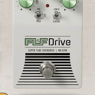 WARM AUDIO Fluff Drive White Amp-Driving Overdrive Pedal With Modded Mid Enhance, Low Boost, & High/Low Noise Gate ControlsRyan "Fluff" Bruce's Limited-Edition Signature Screaming Overdrive Dialed In For Metal & High-Gain Guitar NEW - WHITE image 1