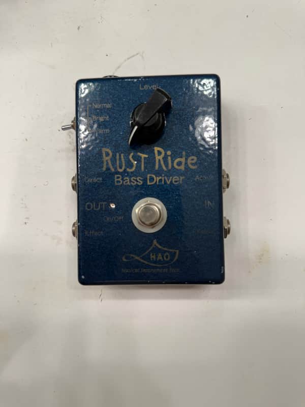 Hao RR-1 Rust Ride Bass Driver Overdrive Boost Guitar Effect Pedal MIJ Japan image 1