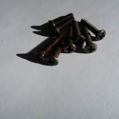 Eight Fender  Stratocaster pickup & Switch Screws relic aged  50's  '60's 71 RI Strat 62 58 image 7
