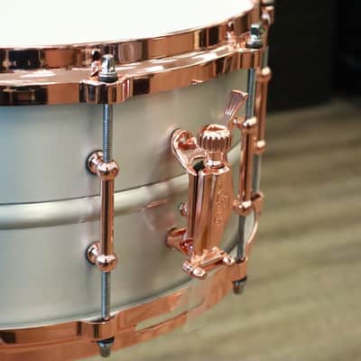 Ludwig 6.5x14" Acrophonic Snare Drum with Copper Hardware (LM405DTC) image 3