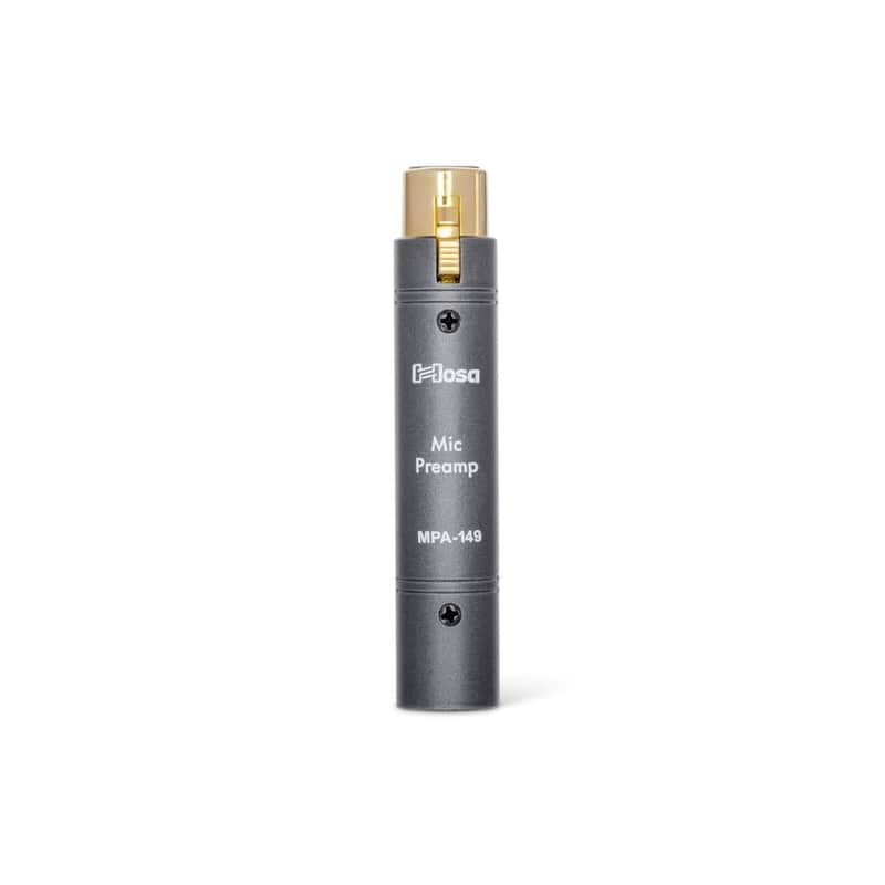 Hosa Active Micropone Preamplifier XLRM to XLRF | MPA-149 image 1
