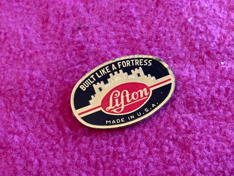 vintage 1959 Lifton case badge logo for Les Paul PAF Burst es 335 L5 175 L5 paf super 400 350 image 1