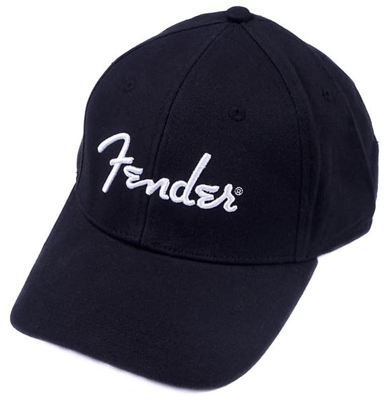 Fender Logo Stretch Cap, Black, S/M 2016 image 1