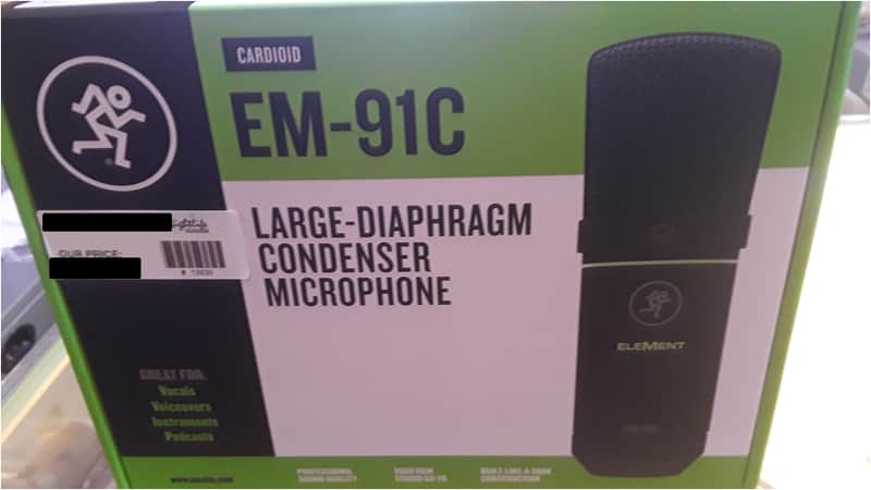 Mackie EM-91C EleMent Series Large Diaphragm Cardioid Condenser Microphone image 1