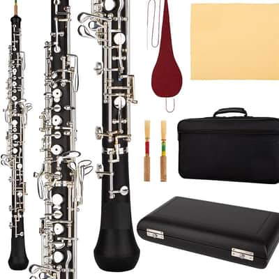 Oboe C Key Plated Silver Woodwind Musical Instrument for Beginner image 1