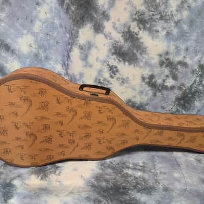 Vintage RARE 1952 Harmony Made Cowboy and Indians Scene Cowboy Guitar Acoustic Guitar Case image 2