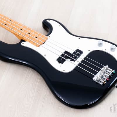 1990 Fender Precision Bass ‘70 Vintage Reissue PB70-700 Black w/ Ash Body, Japan MIJ Fujigen image 10