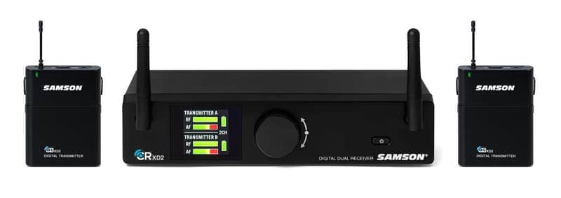 Samson Concert XD2 Two-Channel Digital Wireless Lavalier Presentation System. (2) LM10 (CBXD2 x 2/CRXD2) - 1.9Ghz imagen 1