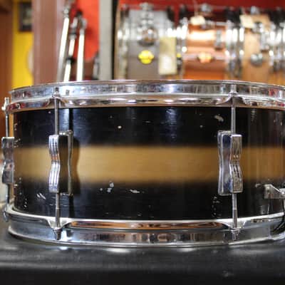1962 Ludwig Pioneer 6.5x14 Snare Drum in Black & Gold Duco image 3