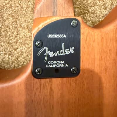 Fender American Acoustasonic Jazzmaster All-Mahogany 2022 - Present - Bourbon Burst image 3