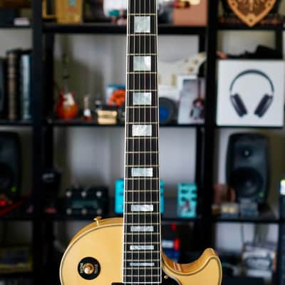 7.8lb! Gibson Custom Shop M2M Chambered Les Paul Custom Heavy Antique White 2025 image 16