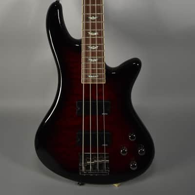 2012 Schecter Diamond Series Stiletto Extreme-4 Bass Black Cherry image 1