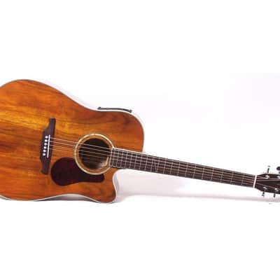 Alvarez AD60CK Artist Series Dao Koa Dreadnought Acoustic-Electric Cutaway W/CASE image 4