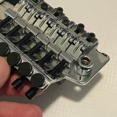 1990's Korean Ibanez RG Series SLT101 SLT-101 Chrome Floyd Rose Single Locking Tremolo Bridge image 13