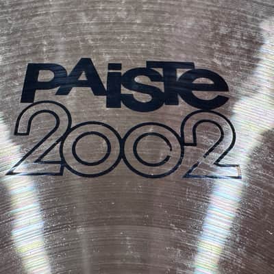 ‡‡‡Used Paiste 15" 2002 Heavy Hi-Hat Cymbals (Pair) - 90's Black Label Reissue In Excellent Condition‡‡‡ image 3