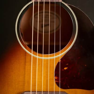 Gibson J-45 Special Acoustic/Electric Guitar - Satin Vintage Sunburst with Gig Bag image 11