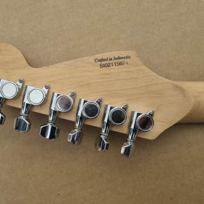 Squier Showmaster HSS Electric Guitar Reverse Headstock in Stratocaster Strat image 12