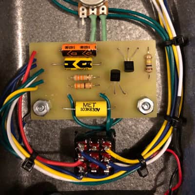 Fuzz Face BC 183 circuit w/ bias control: Old school Tone Bender enclosure Grey image 4