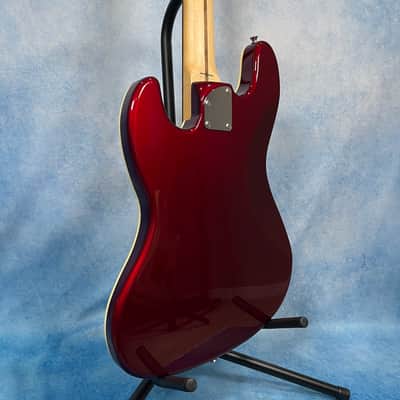 Fender AJB-M Aerodyne Jazz Bass Medium Scale Old Candy Apple Red, MIJ image 16