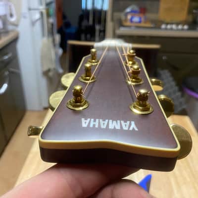 Yamaha LL16 Jumbo Acoustic/Electric Guitar 2010s - Natural image 7