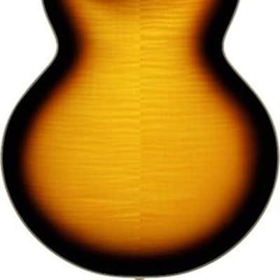 Ibanez AF95FM AYS Artcore Hollowbody Electric Guitar. Antique Yellow Burst image 4