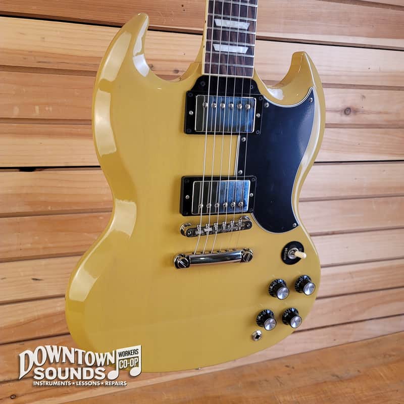 Gibson SG Standard '61 Stop Bar with Gibson Hard Case - TV Yellow image 1