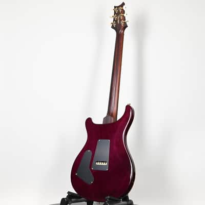PRS Custom 24 Wood Library w/ 1-Piece Quilt 10-Top, Brazilian Rosewood, & 58/15 LT Pickups- Aquableux Purple Burst 2026 (0423889) image 15