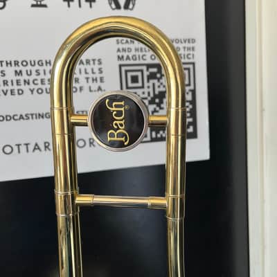 Bach TB300 Student Model Bb Trombone 2000s - Lacquered Brass image 5