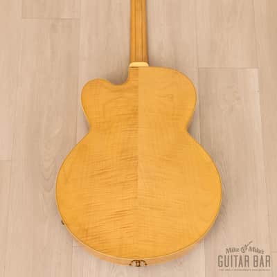 1976 Greco L-100 Vintage Archtop Guitar Blonde L-5 CES w/ Maxon U