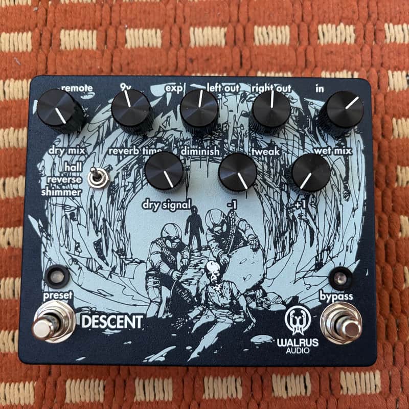 2015 – Present Walrus Audio Descent Reverb / Octave Machine Blue