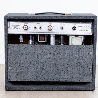 1964 Silvertone 1481 Vintage Tube Amp Class A 1x8, 100% Original image 7