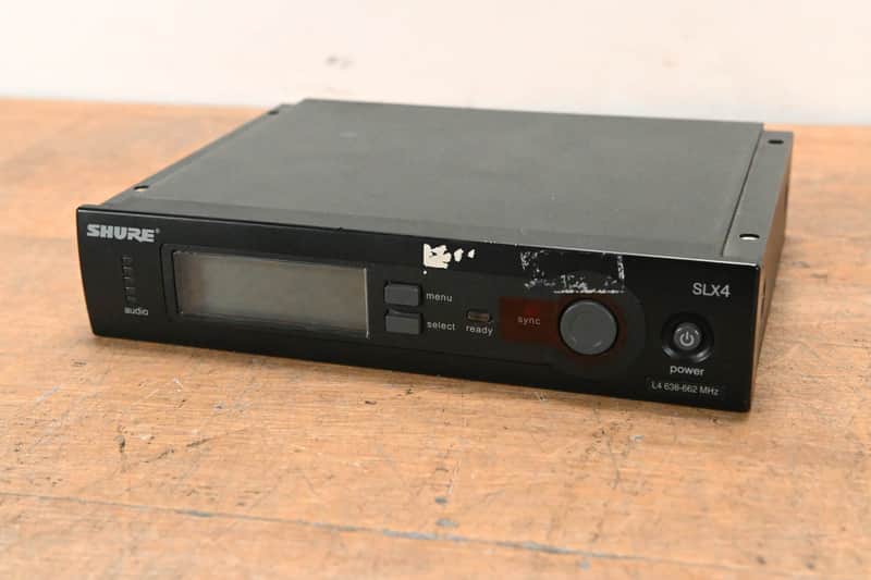 Shure SLX4 Wireless Receiver - L4 Band: 638-662 MHz (NO POWER SUPPLY) CG01SE9 image 1